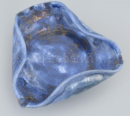 Mihály Béla kínáló, kerámia, jelzett, hibátlan, d: 20 cm