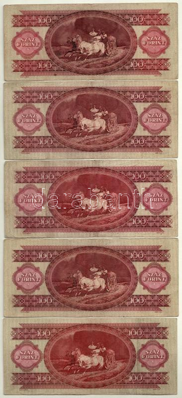 1949. 100Ft (5x) T:III,III- Adamo F28 - Image 2