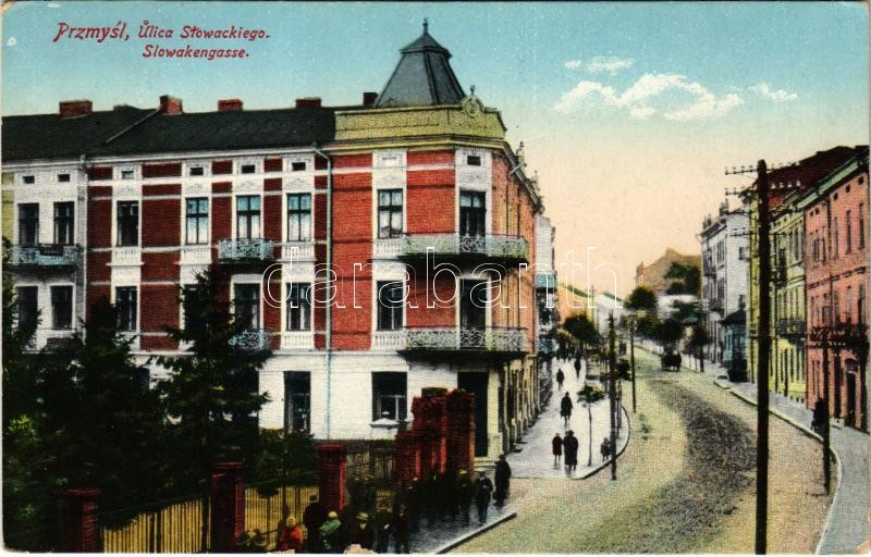 1916 Przemysl, Ulica Slowackiego / Slowakengasse / Slovak Street (EK)