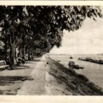 1937 Paks, Dunakorzó, úszó hajómalom. Kiss Pál utóda kiadása (kis szakadás / small tear)