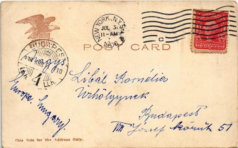 1906 New York, Underground Loop Station at City Hall, subway (EK) - Image 2