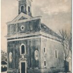 1938 Pozsonyeperjes, Jahodná; Templom / church + '1938 Dunaszerdahely visszatért' So. Stpl. (b)
