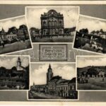 1938 Beregszász, Beregovo, Berehove; zsinagóga. Farkas és Földes kiadása / synagogue + '1938 Beregszász visszatért' So. Stpl.