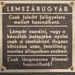 Lemezárugyári régi diavetítő mese film diákkal - Image 3