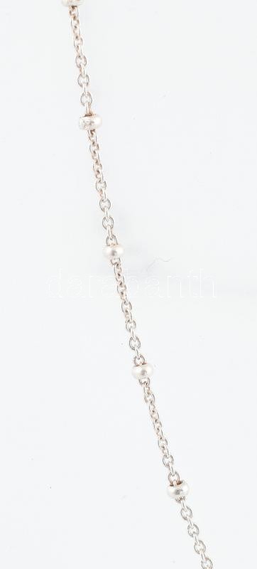 Ezüst (Ag) nyaklánc, jelzett, h: 50 cm, nettó: 2,77 g - Image 2