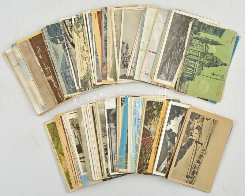 Kb. 130 db főleg RÉGI magyar városképeslap, nagyon sok Budapest számos variációval / Cca. 130 mostly pre-1945 Hungarian town-view postcards, many Budapest - Image 2