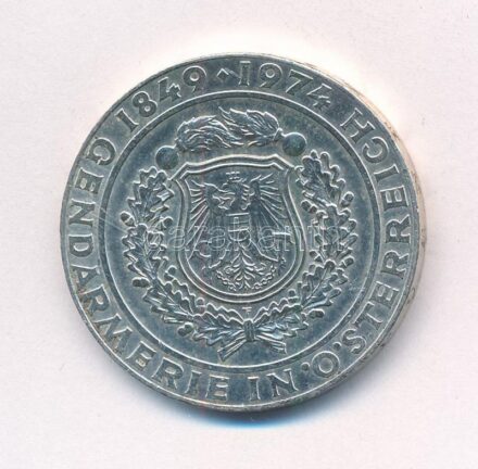 Ausztria 1974. 50Sch Ag '125 éves az osztrák csendőrség' T:1-,2 kis patina Austria 1974. 50 Schilling Ag '125th Anniversary - Austrian Police Force' C:AU,XF small patina Krause KM#2920