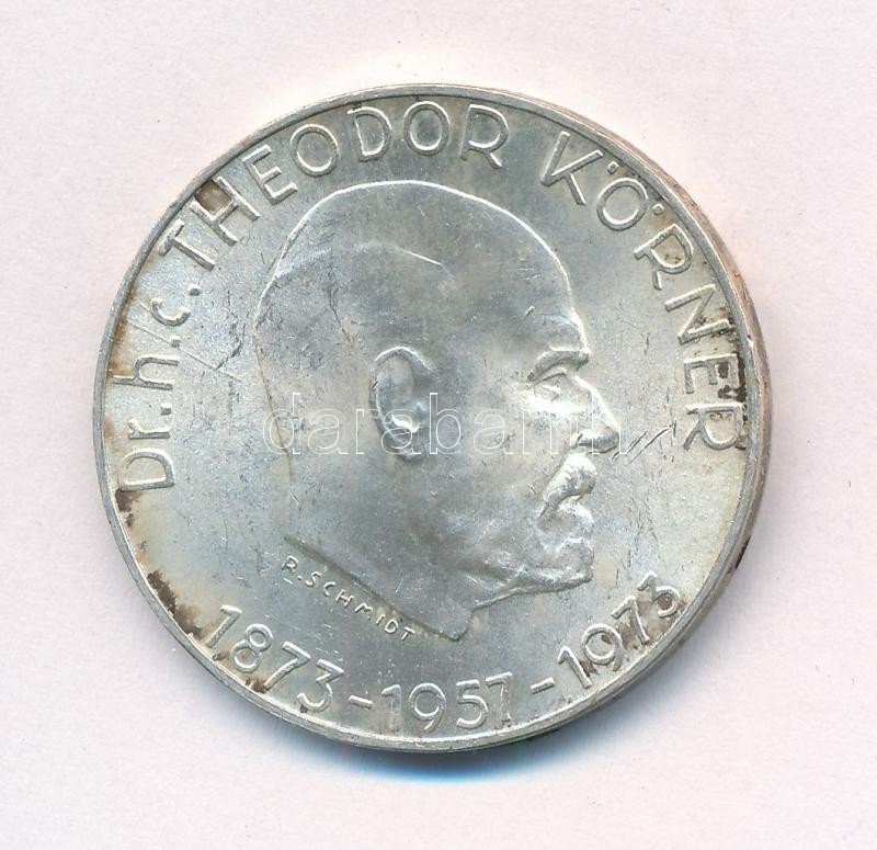 Ausztria 1973. 50Sch Ag 'Theodor Körner' T:1-,2 kis patina Austria 1973. 50 Schilling Ag 'Theodor Körner' C:AU,XF small patina Krause KM# 2917