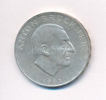 Ausztria 1962. 25Sch Ag 'Anton Bruckner' T:1- Austria 1962. 25 Schilling Ag 'Anton Bruckner' C:AU Krause KM#2892