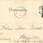 Wien, Vienna, Bécs; Praterstern mit Tegetthoff-Monument / street view, monument, horse-drawn tram. litho - Image 2