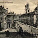 1917 Innsbruck (Tirol), Stadtsäle und Gymnasium + 'K.u.K. Personal-Sammelstation' (EK)