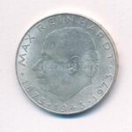 Ausztria 1973. 25Sch Ag 'Max Reinhardt' T:1- kis ph. Austria 1973. 25 Schilling Ag 'Max Reinhardt' C:AU small edge error Krause KM#2915