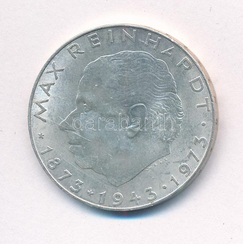 Ausztria 1973. 25Sch Ag 'Max Reinhardt' T:1- kis ph. Austria 1973. 25 Schilling Ag 'Max Reinhardt' C:AU small edge error Krause KM#2915