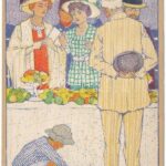 1914 Obst. Offizielle Künstlerpostkarte der Schweiz Landesausstellung in Bern. W. Wassermann (EK)