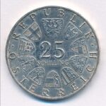 Ausztria 1972. 25Sch Ag 'Carl Michael Ziehrer' T:1-,2 patina, kis ph Austria 1972. 25 Schilling Ag 'Carl Michael Ziehrer' C:AU,XF patina, small edge error Krause KM#2912 - Image 2