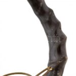 Antilopszarv asztali dísz Afrikából, italtartó 38 cm - Image 2
