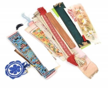 25 db könyvjelző klf anyagokból