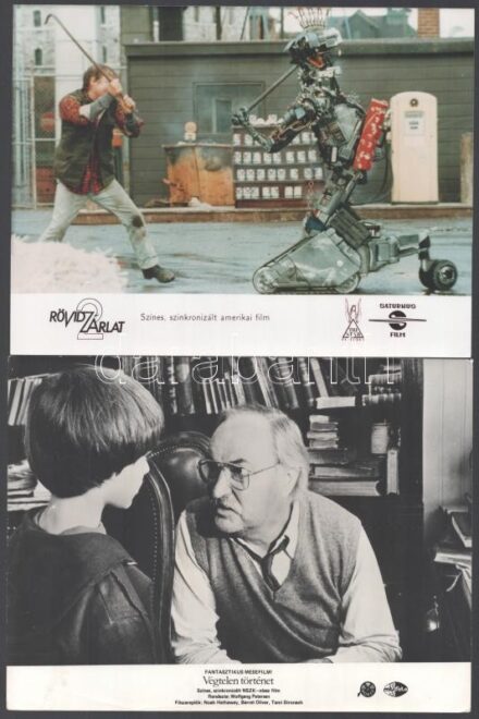 4 db filmfotó + 3 db filmfotóról kép 18x24 cm