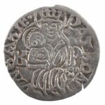 1489. Denár Ag 'I. Mátyás' (0,53g) T:2 repedés Hungary 1489. Denar Ag 'Matthias I' (0,53g) C:XF crack Huszár: 722., Unger I.: 567.b