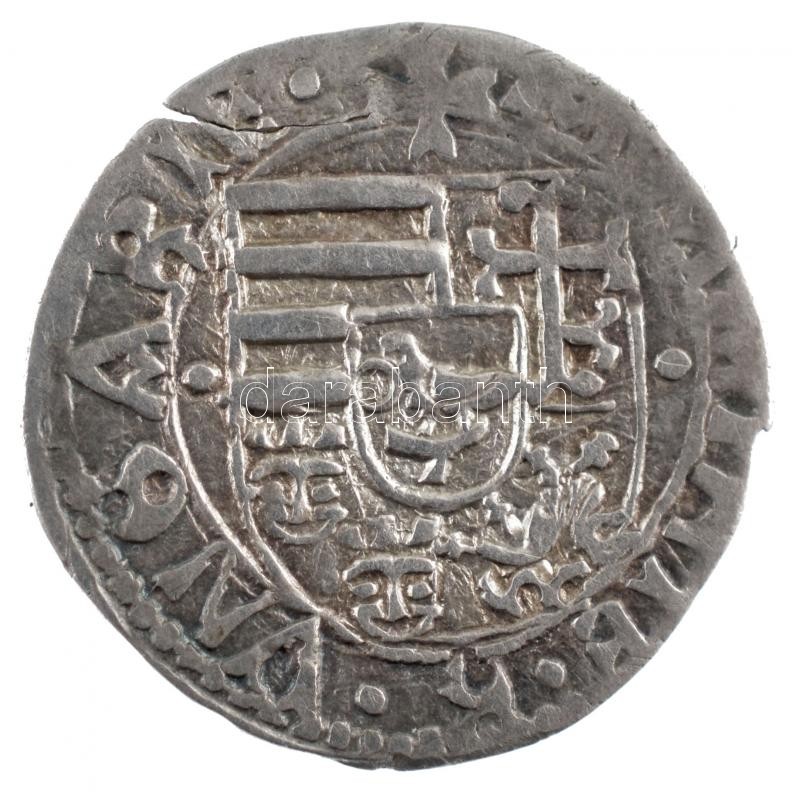 1489. Denár Ag 'I. Mátyás' (0,53g) T:2 repedés Hungary 1489. Denar Ag 'Matthias I' (0,53g) C:XF crack Huszár: 722., Unger I.: 567.b - Image 2