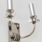 2 karú Art Deco falikar, sérült. m: 23 cm