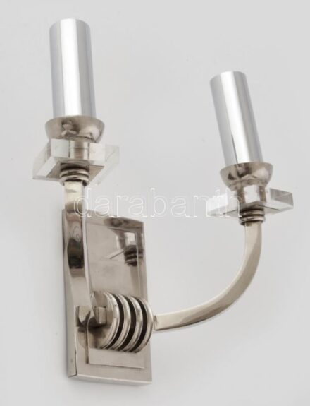 2 karú Art Deco falikar, sérült. m: 23 cm