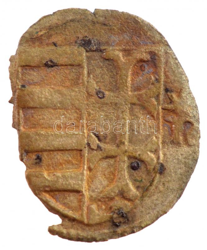1444. Obulus Ag 'I. Ulászló' (0,39g) T:2,2- patina, peremhiány Hungary 1444. Obulus Ag 'Wladislaus I' (0,39g) C:XF,VF patina, part of the edge is missing Huszár: 612., Unger I.:479.a