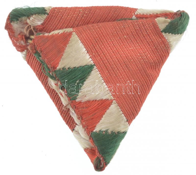 1948. '48-as Díszérem' eredeti mellszalagja használt állapotban Hungary 1948. 'Medal of Honour '48' original ribbon in used condition NMK 528. - Image 2