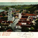 Atya, Sarengrad; Fő utca, Duna / Glavna ulica / Hauptgasse / main street, Danube. A. Schwidernoch 8513. (EK)