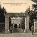 1909 Dárda, Schaumburg-Lippe György hercegi kastély és park. Arady Lajos kiadása / castle and park (EK)