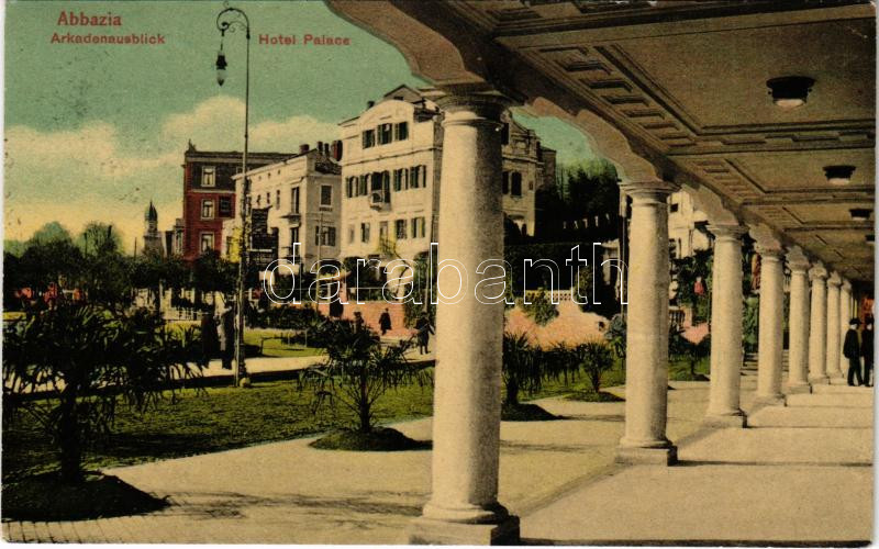 1908 Abbazia, Opatija; Hotel Palace. Federico Cretich No. 2540.