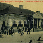 1909 Hódság, Odzaci; községháza. W.L. 1991. / Gemeindehaus / town hall