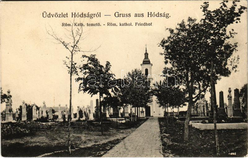 1910 Hódság, Odzaci; Római katolikus temető / Friedhof / cemetery