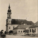 1913 Hódság, Odzaci; Római katolikus templom. Rausch Ede kiadása / church