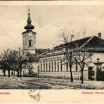 1912 Perlasz, Perlez; templom. Markus Boskovitz kiadása / church