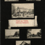 1907 Futak, Futtak, Futog; Hadik kastély, vasútállomás, vonat / castle, railway station, train