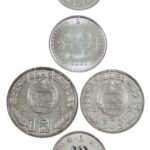 Észak-Korea 2002-2008. 1ch-1W Al (5xklf) T:1,1- North Korea 2002-2008. 1 Chon - 1 Won Al (5xdiff) C:UNC,AU