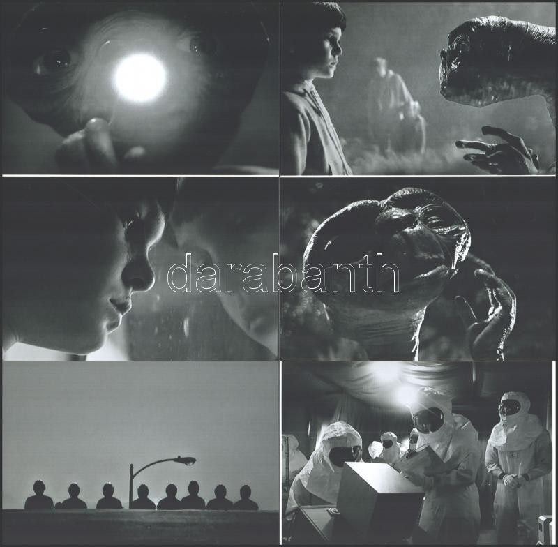 cca 1982 ,,E. T. - a földönkívüli' című amerikai sci-fi film jelenetei, 13 db mai nagyítás, 10x15 cm