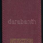 1935 Zsebnaptár, festett lapélekkel, néhány bejegyzéssel - Image 2
