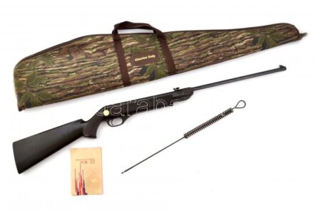 IZS-22 szovjet légpuska eredeti leírással, tisztítóval, hozzá modern vászon tok. Jó állapotban