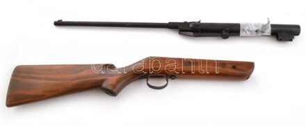 Légpuska szétszerelve, alkatrésznek