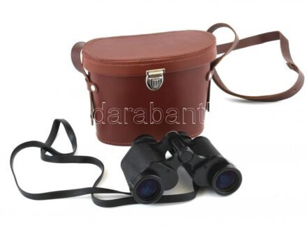 Carl Zeiss 8x30 távcső, bőr tokban, jó állapotban