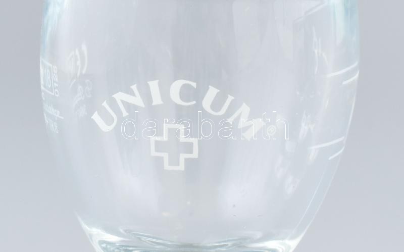 6 db Unicumos pohár, eredeti csomagolásban 11 cm - Image 2