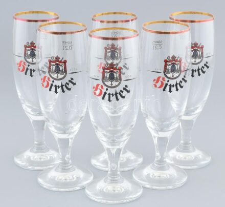 Hirter pohár 6 db eredeti csomagolásban 18 cm