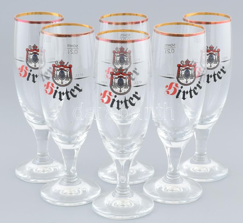 Hirter pohár 6 db eredeti csomagolásban 18 cm