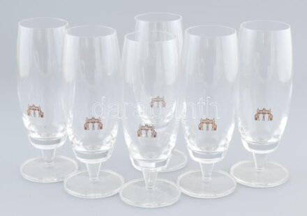 Pilsner Urquell 6 db pohár eredeti csomagolásban 12 cm