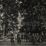 1911 Szliács, Sliac; park (EK)