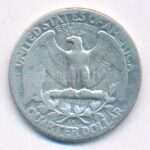 Amerikai Egyesült Államok 1952D 25c Ag T:2- karc USA 1952D 25 Cents Ag C:VF scratch Krause KM#164 - Image 2