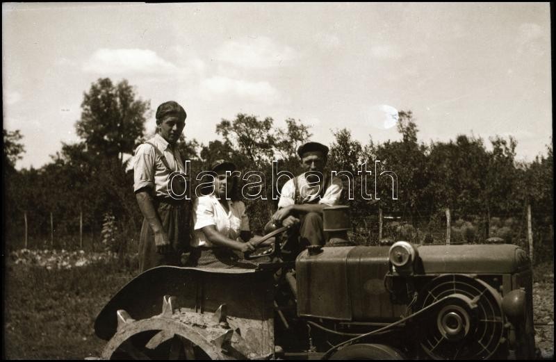 cca 1950-es években készített felvételek, Bodnár István fehérgyarmati fényképész hagyatékából 13 db vintage NEGATÍV sokféle témáról, 6x9 cm és 6x6 cm - Image 2