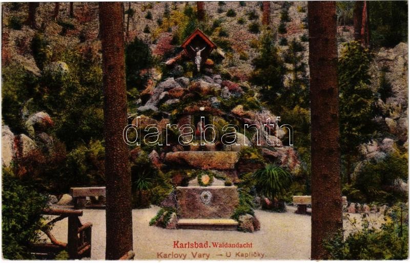 1926 Karlovy Vary, Karlsbad; Waldandacht / U kaplicky (EK)